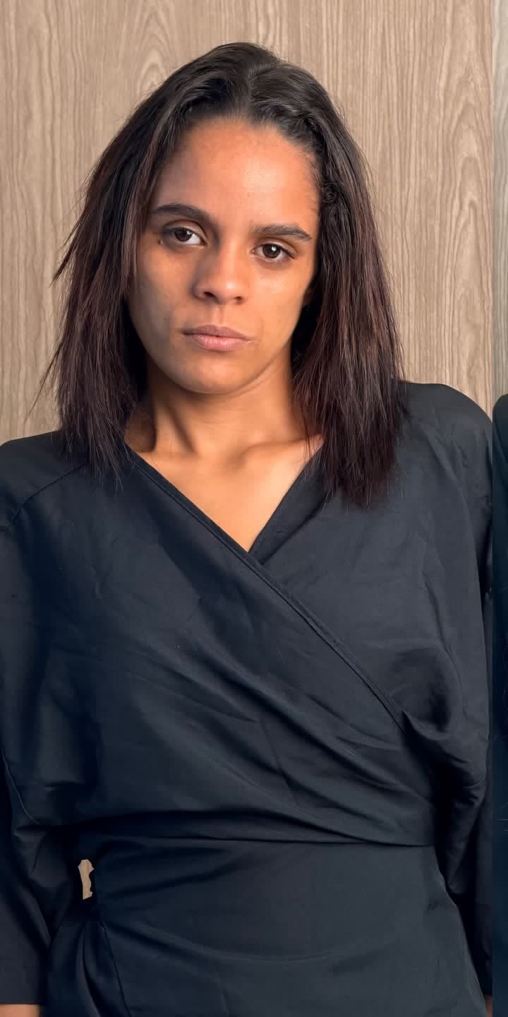 Antes — cabelo natural antes do mega hair no Jhows Hair