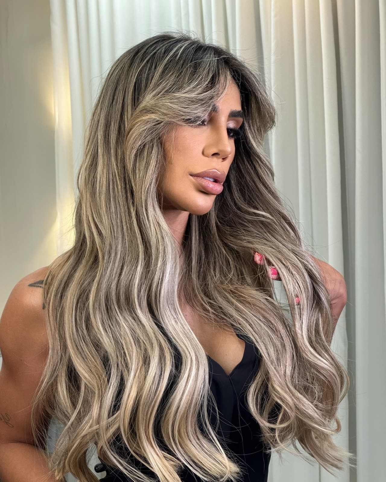 Transformação 3 — balayage no Jhows Hair